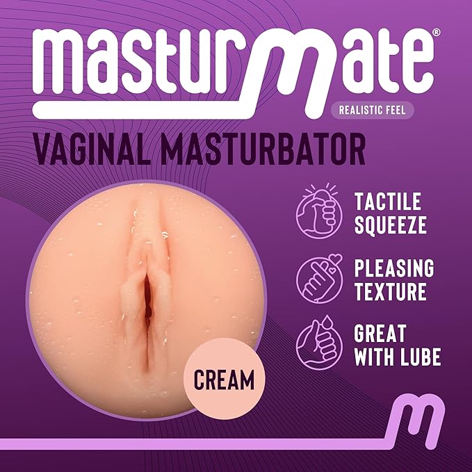 Masturmate Cream Male Sex Toys and Sex Toys for Men - Affordable Masturbator Pocket Pussy are Fantastic Male Masturbators and Sex Toys for Men for Maximum Enjoyment